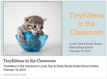 TinyKittens in the Classroom presentation slides
